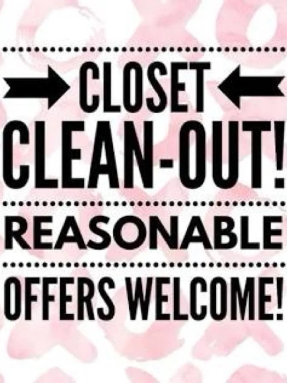 Making room for new inventory all reasonable offers accepted on everything!!!